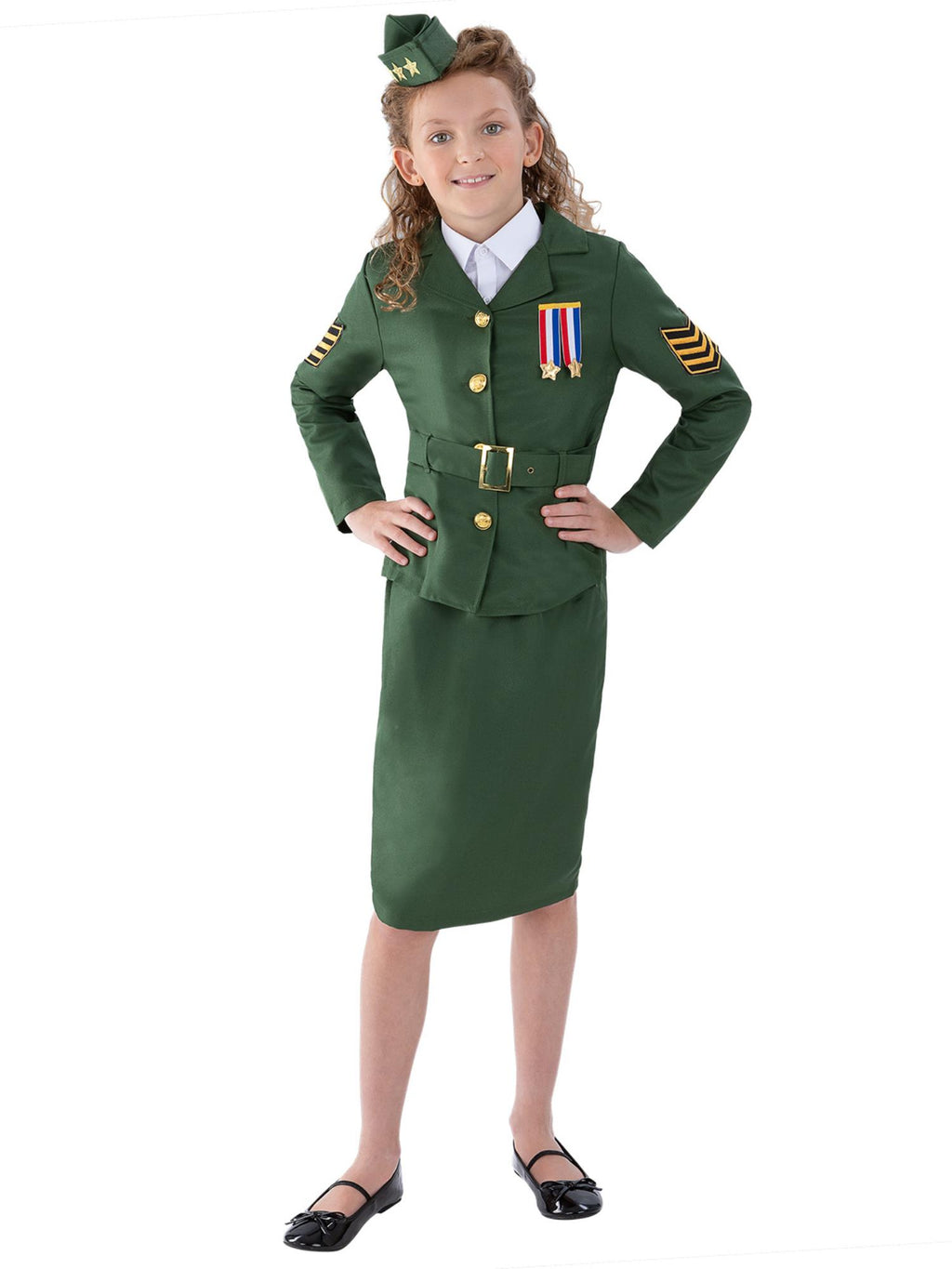 WW2 Army Girl Costume, Childs