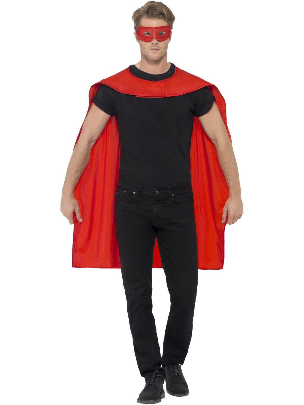 Cape, Red, with Eyemask