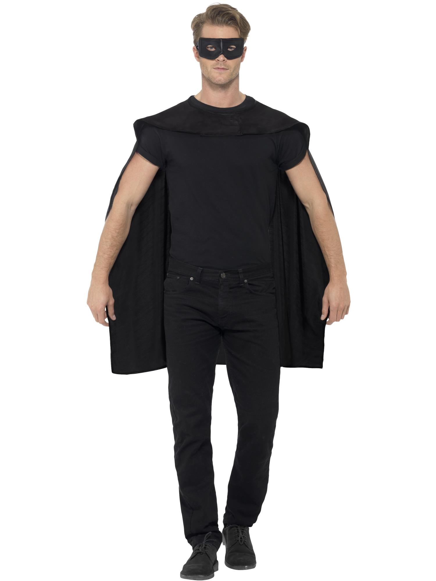 Cape, Black, with Eyemask