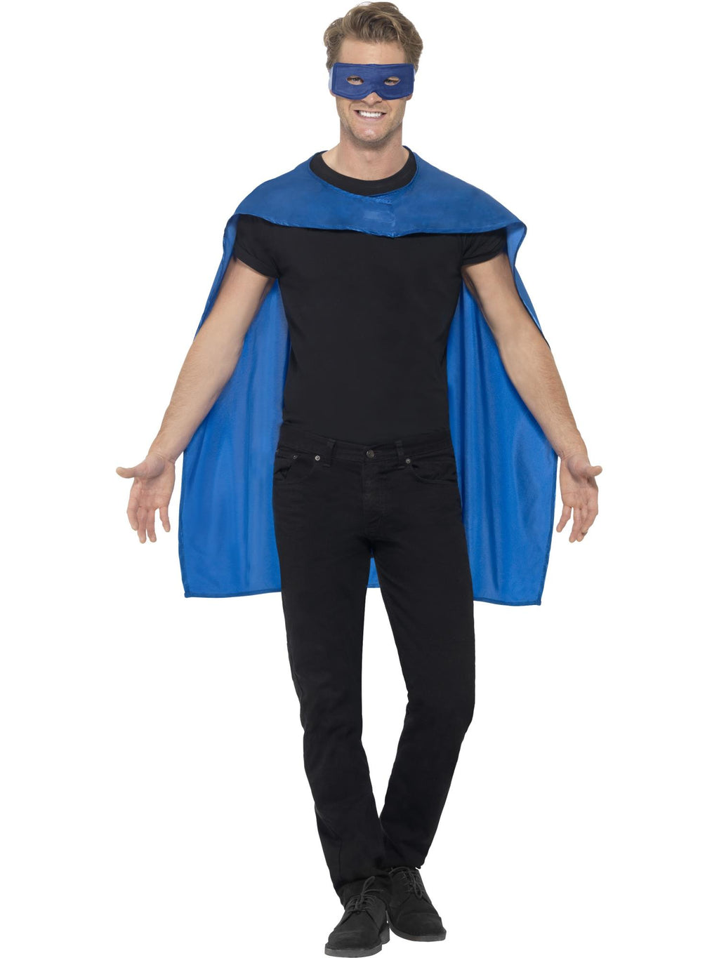 Cape, Blue, with Eyemask