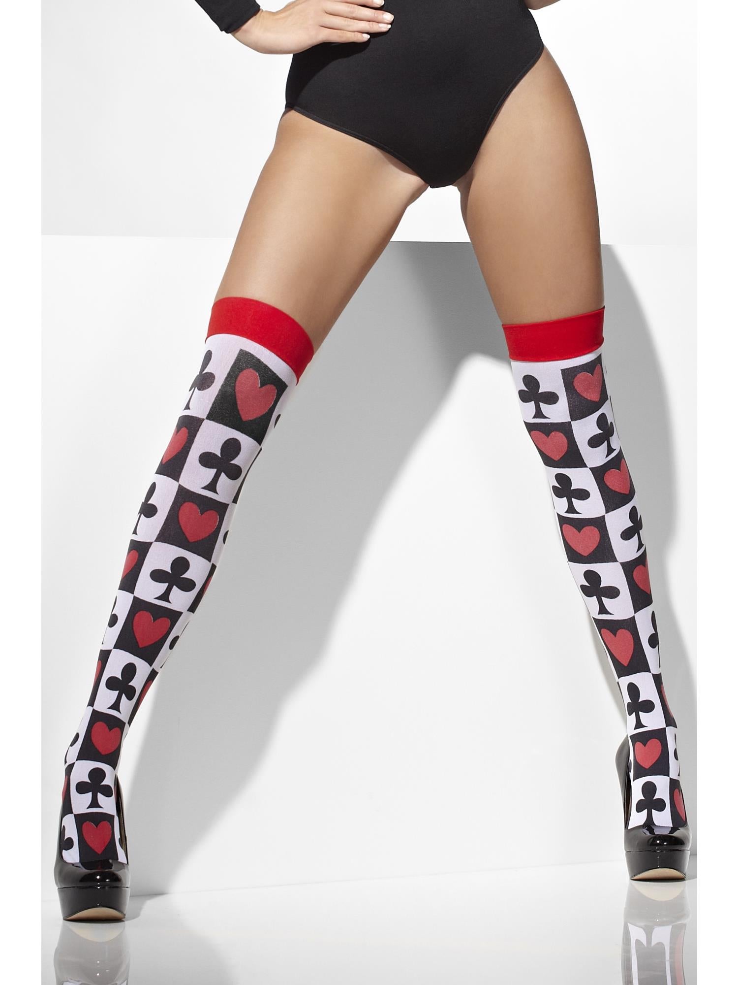 Opaque Hold-Ups, White, Poker Pattern