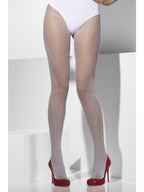 Fishnet Tights, White
