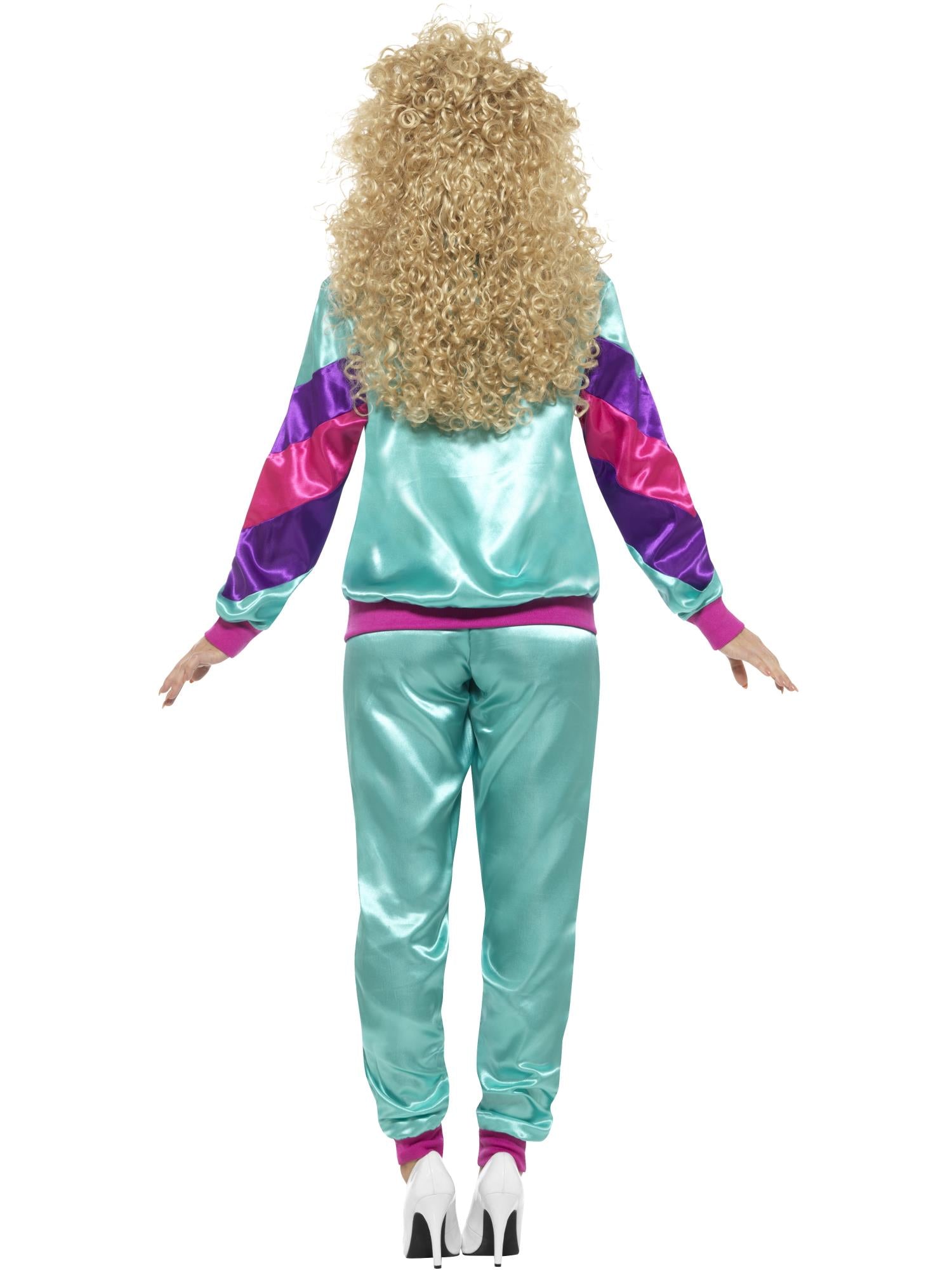 80s Height of Fashion Shell Suit Costume, Purple