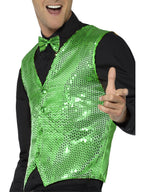 Sequin Waistcoat, Green