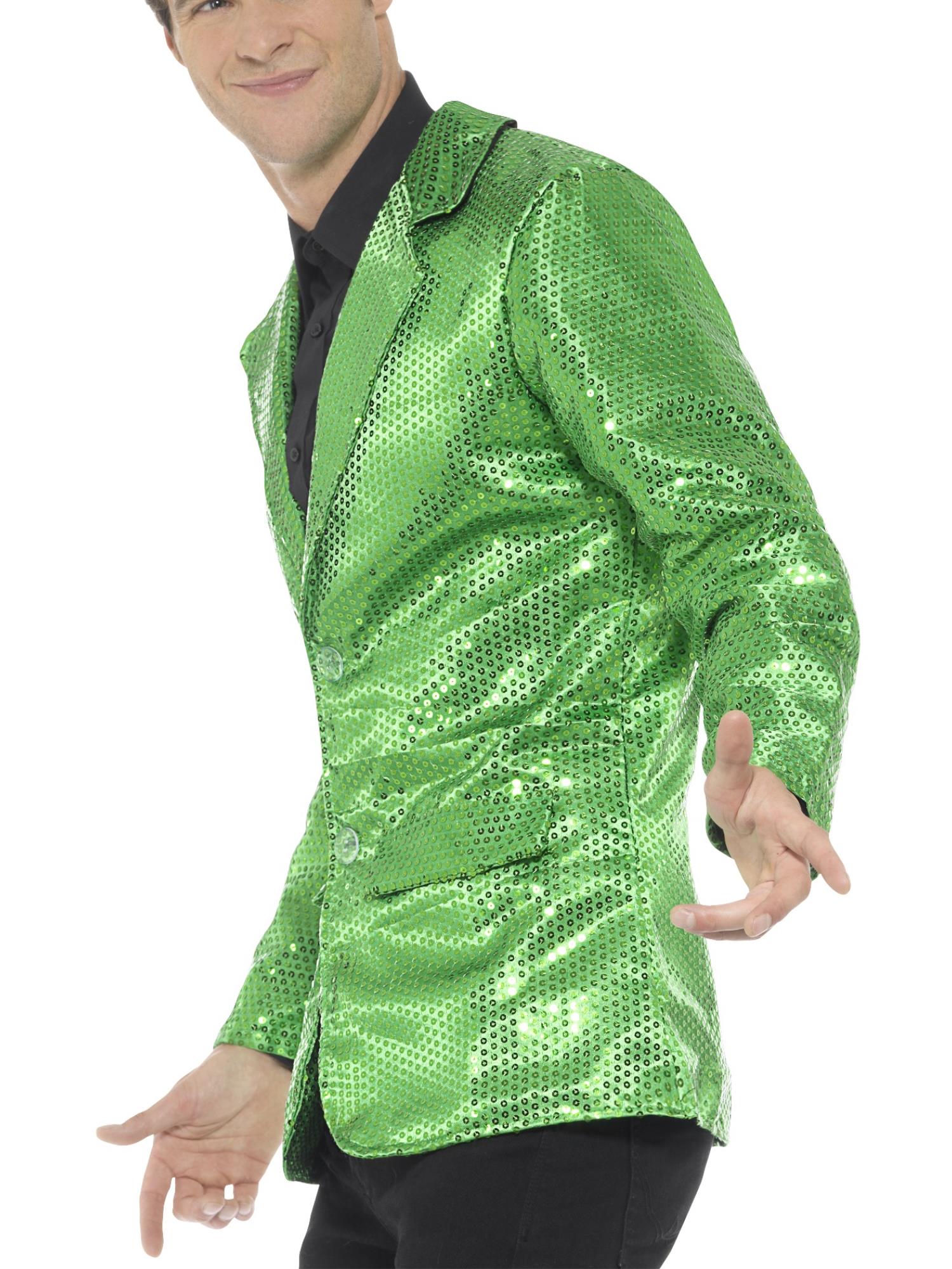 Sequin Jacket, Mens, Green