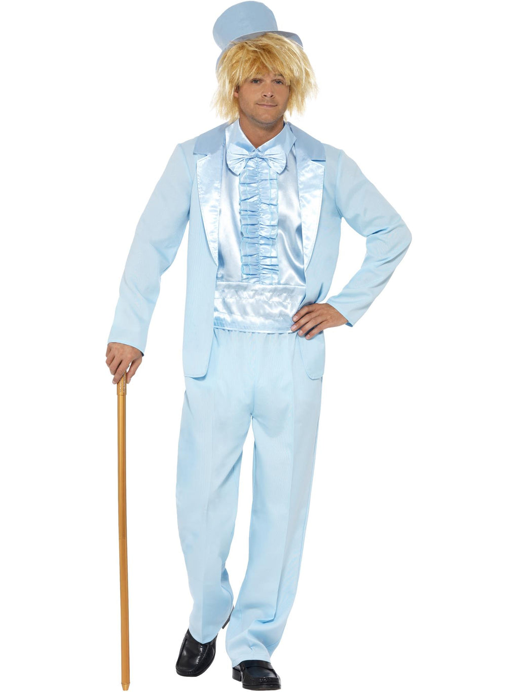 90s Stupid Tuxedo Costume, Blue