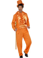 90s Stupid Tuxedo Costume, Orange