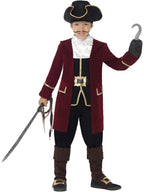 Deluxe Pirate Captain Costume, Kids