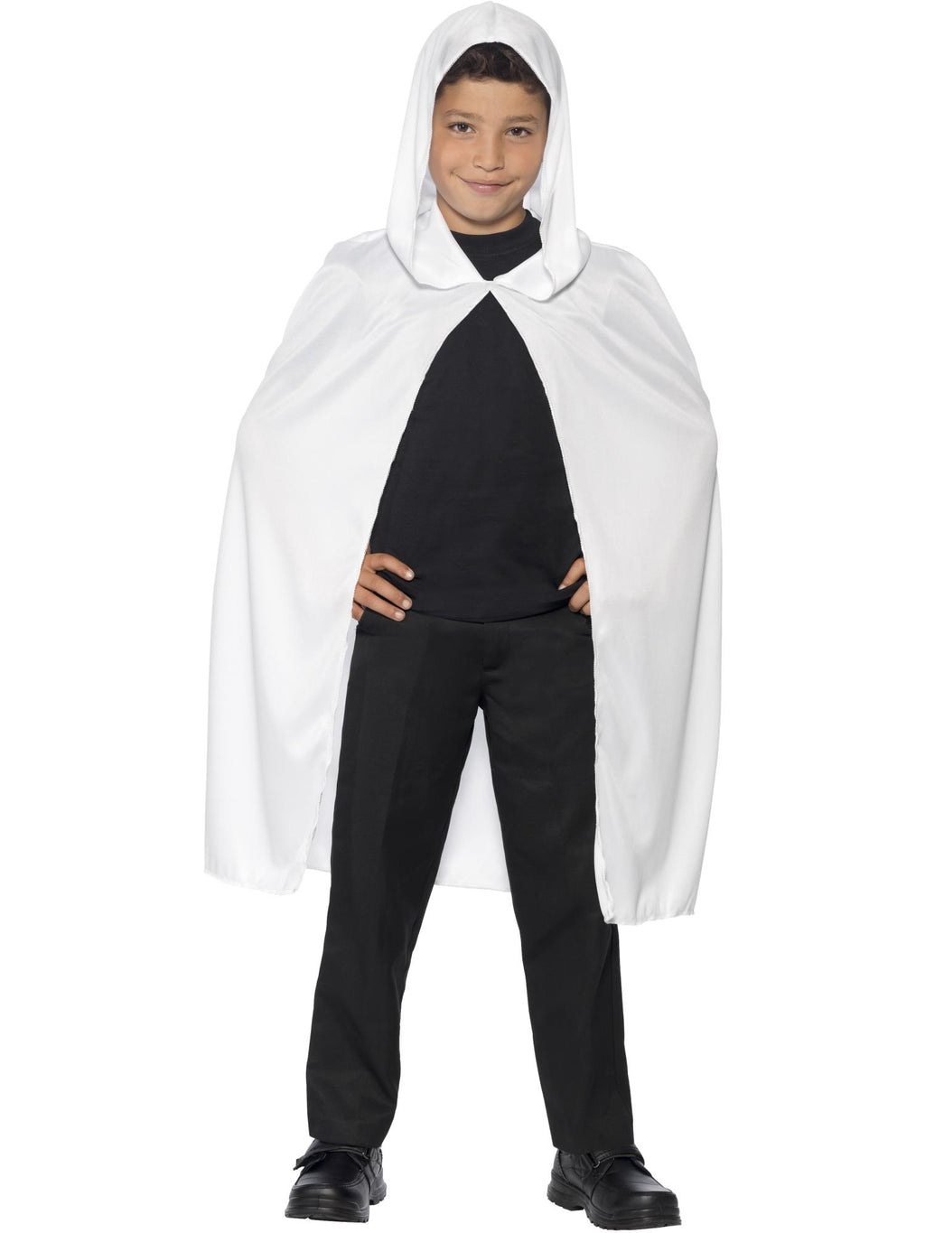 Hooded Cape, White