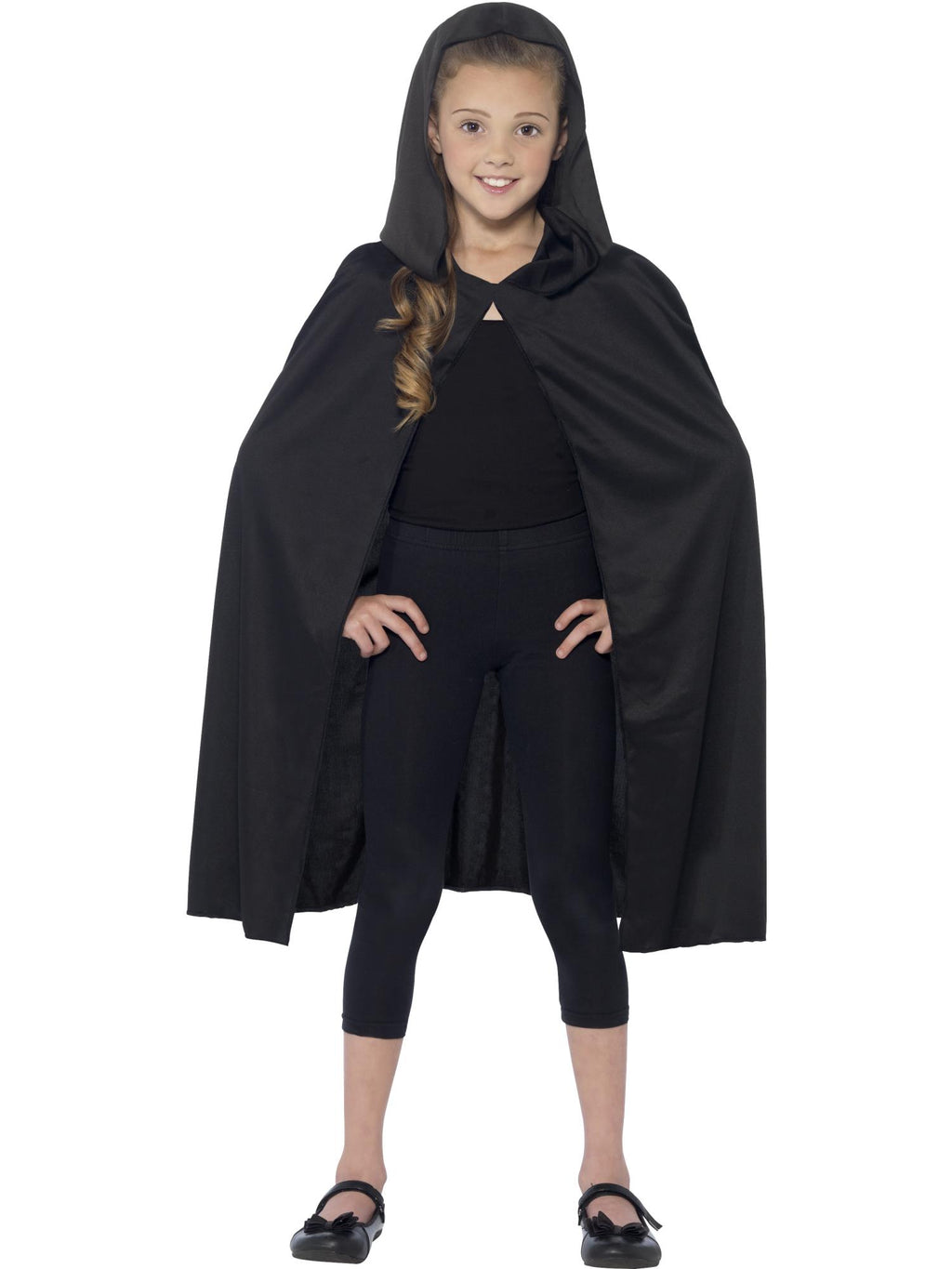 Hooded Cape, Black