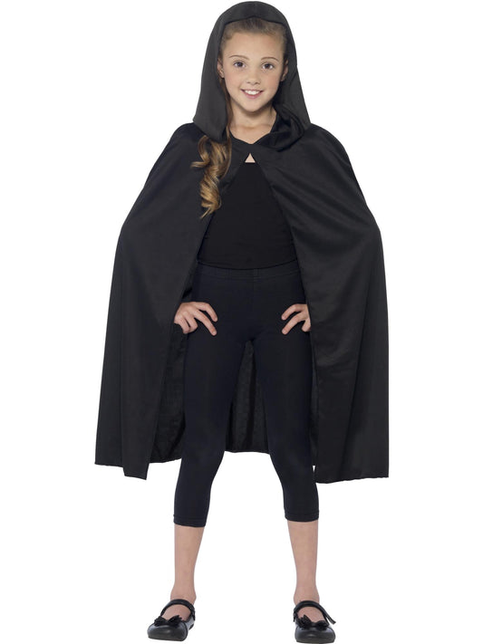 Hooded Cape, Black
