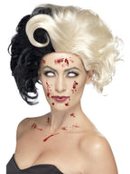 Evil Madame Wig, Black & Blonde