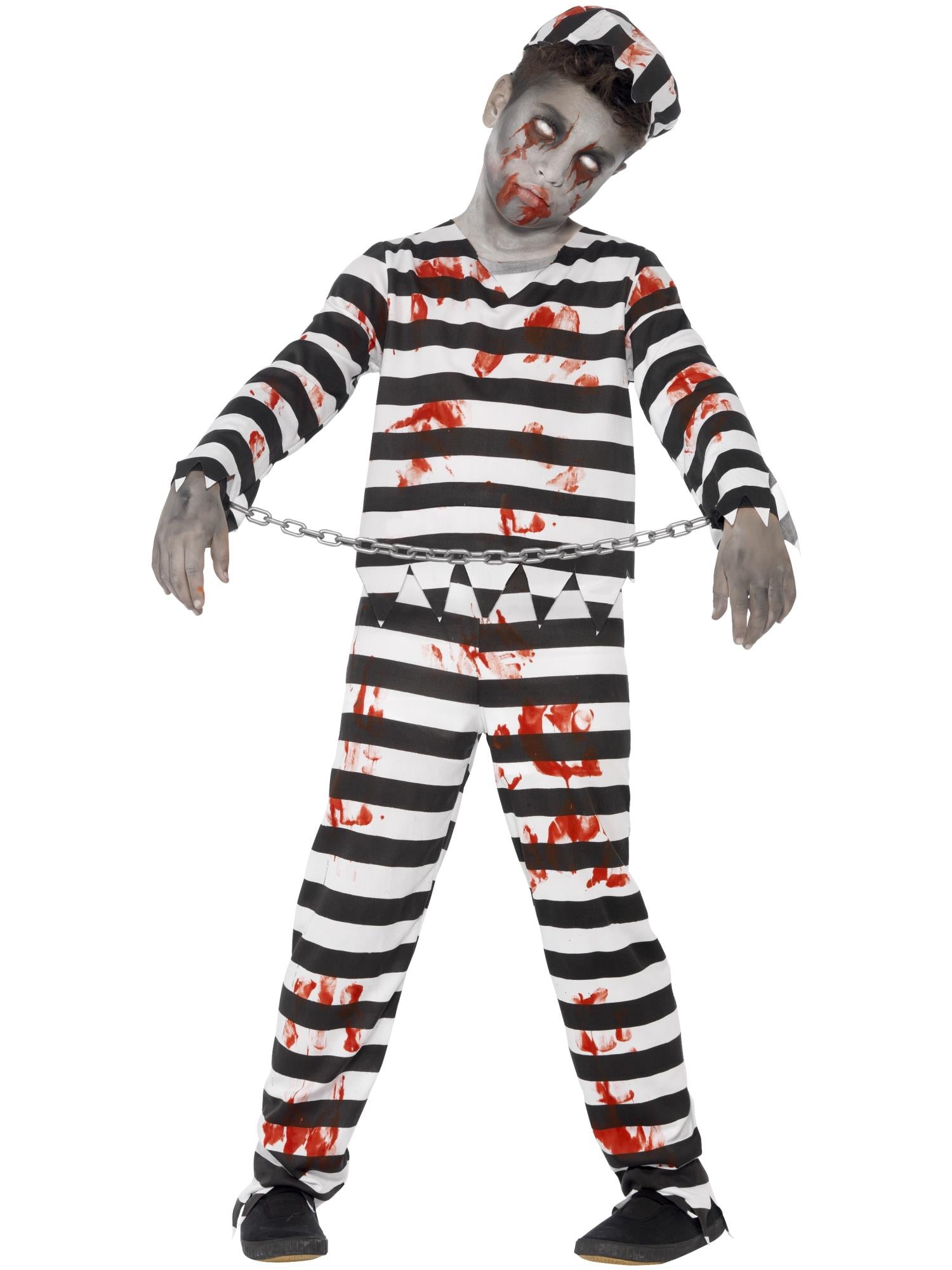 Zombie Convict Child Boy's Costume
