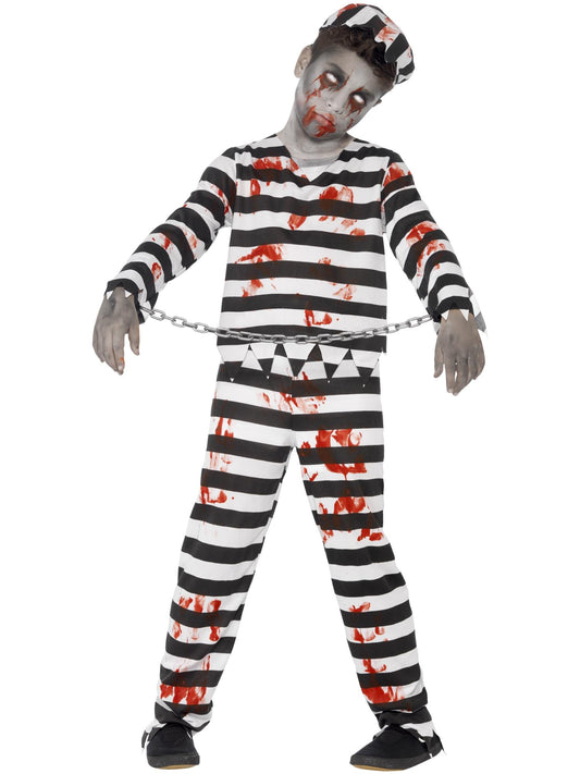 Zombie Convict Child Boy's Costume