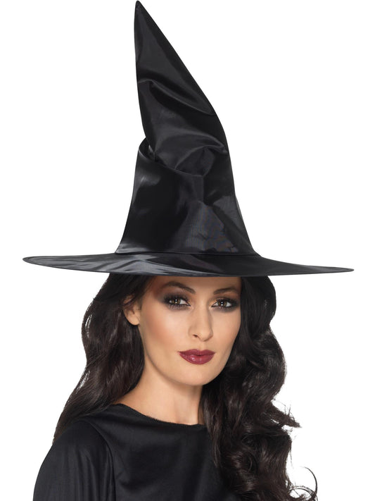 Witch Hat, Black, Shiny