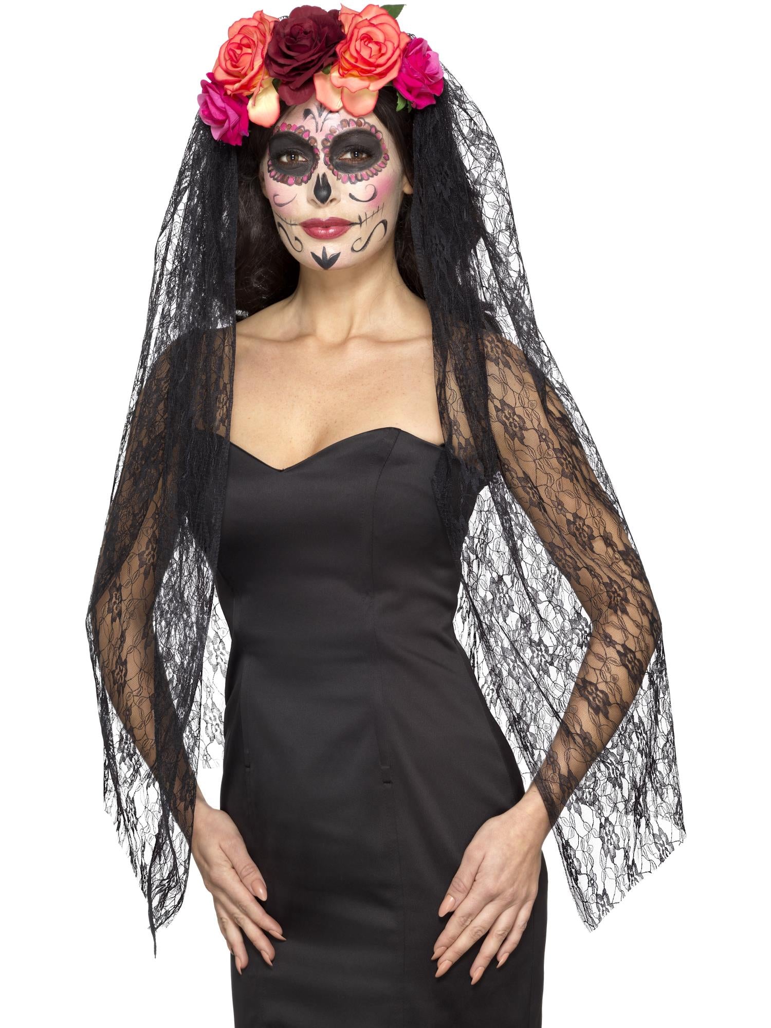 Deluxe Day of the Dead Headband
