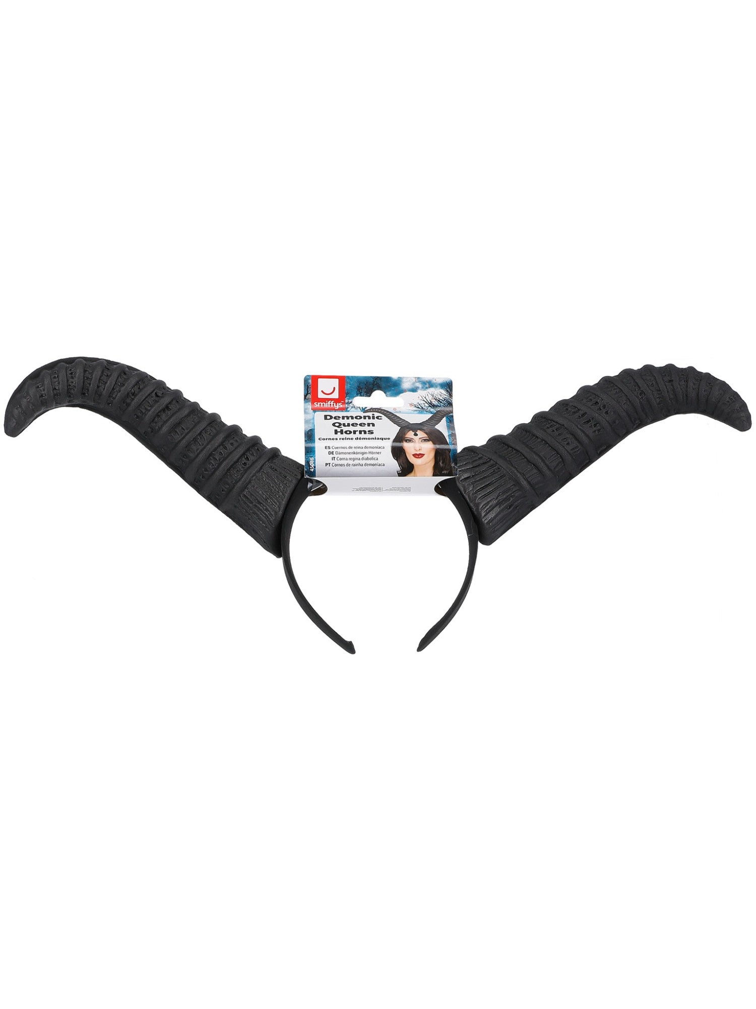 Demonic Queen Horns, on Headband