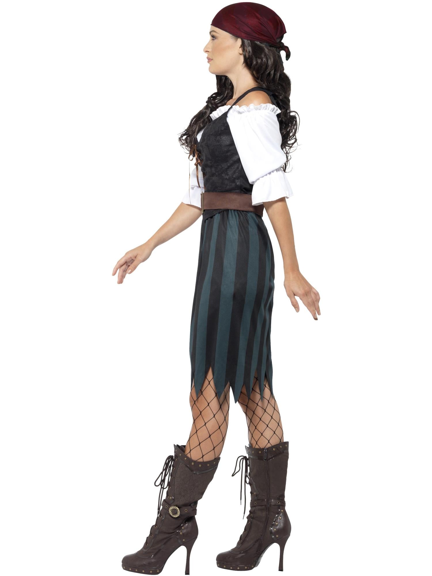 Pirate Deckhand Costume, with Skirt