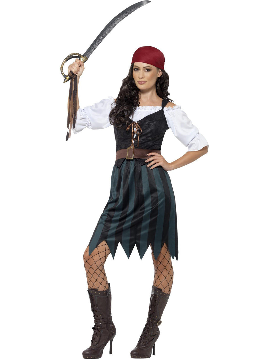 Pirate Deckhand Costume, with Skirt