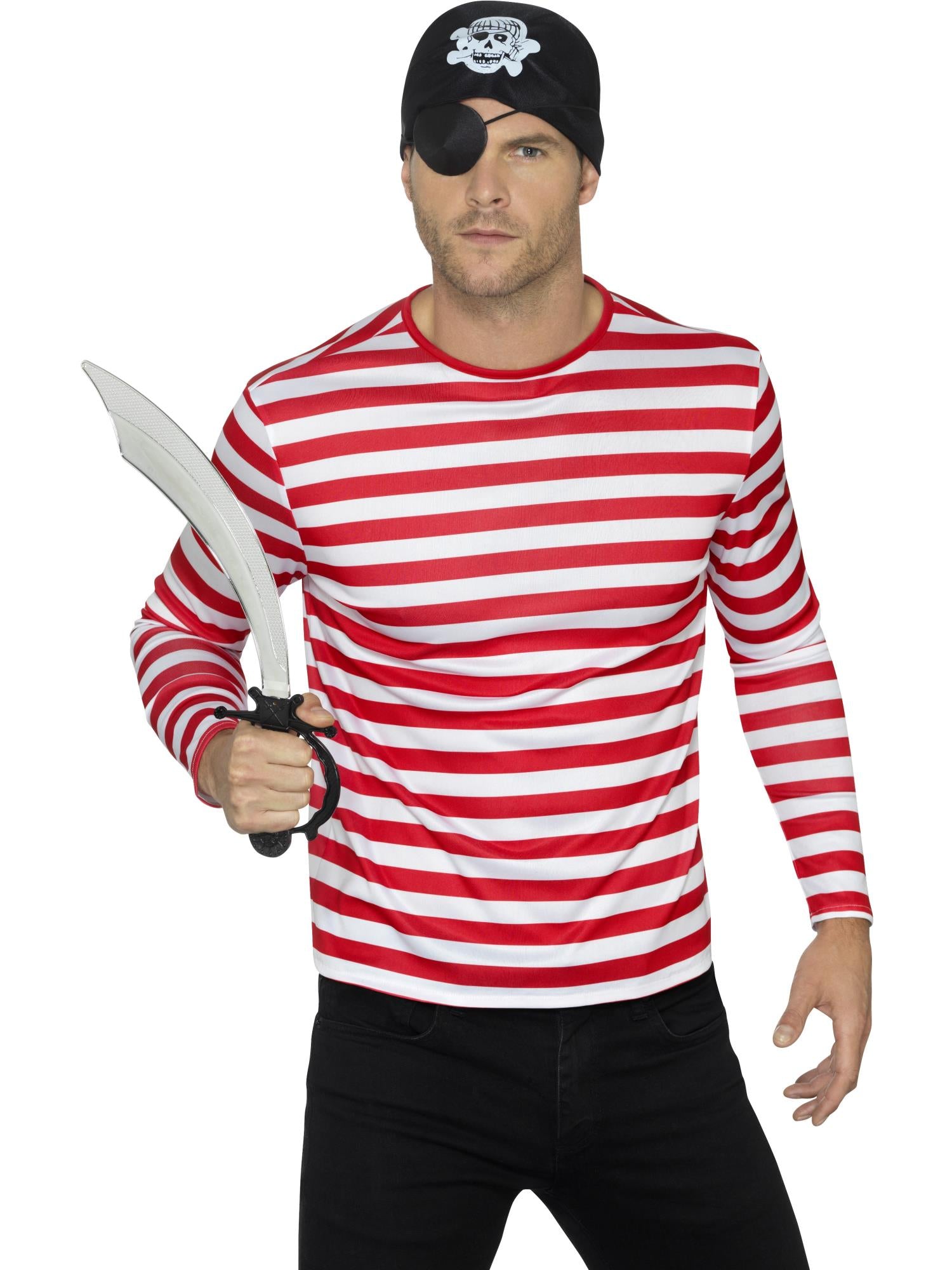 Stripy T-Shirt, Red