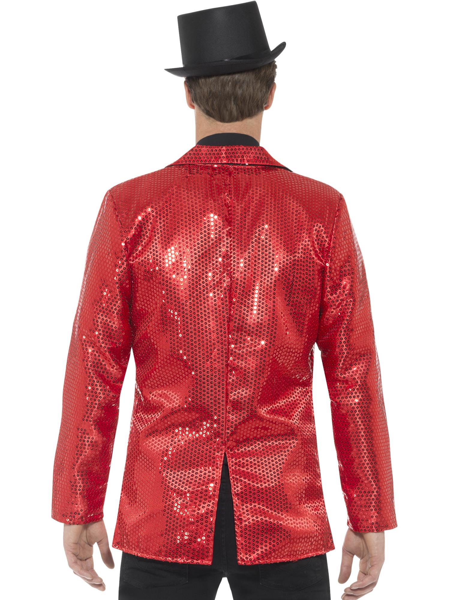 Sequin Jacket, Mens, Red