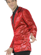 Sequin Jacket, Mens, Red