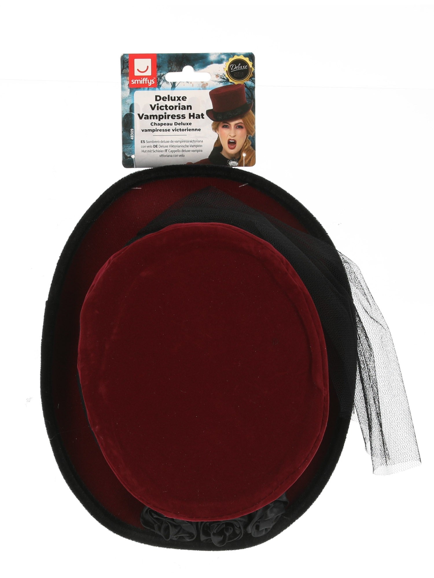 Deluxe Victorian Vampiress Hat