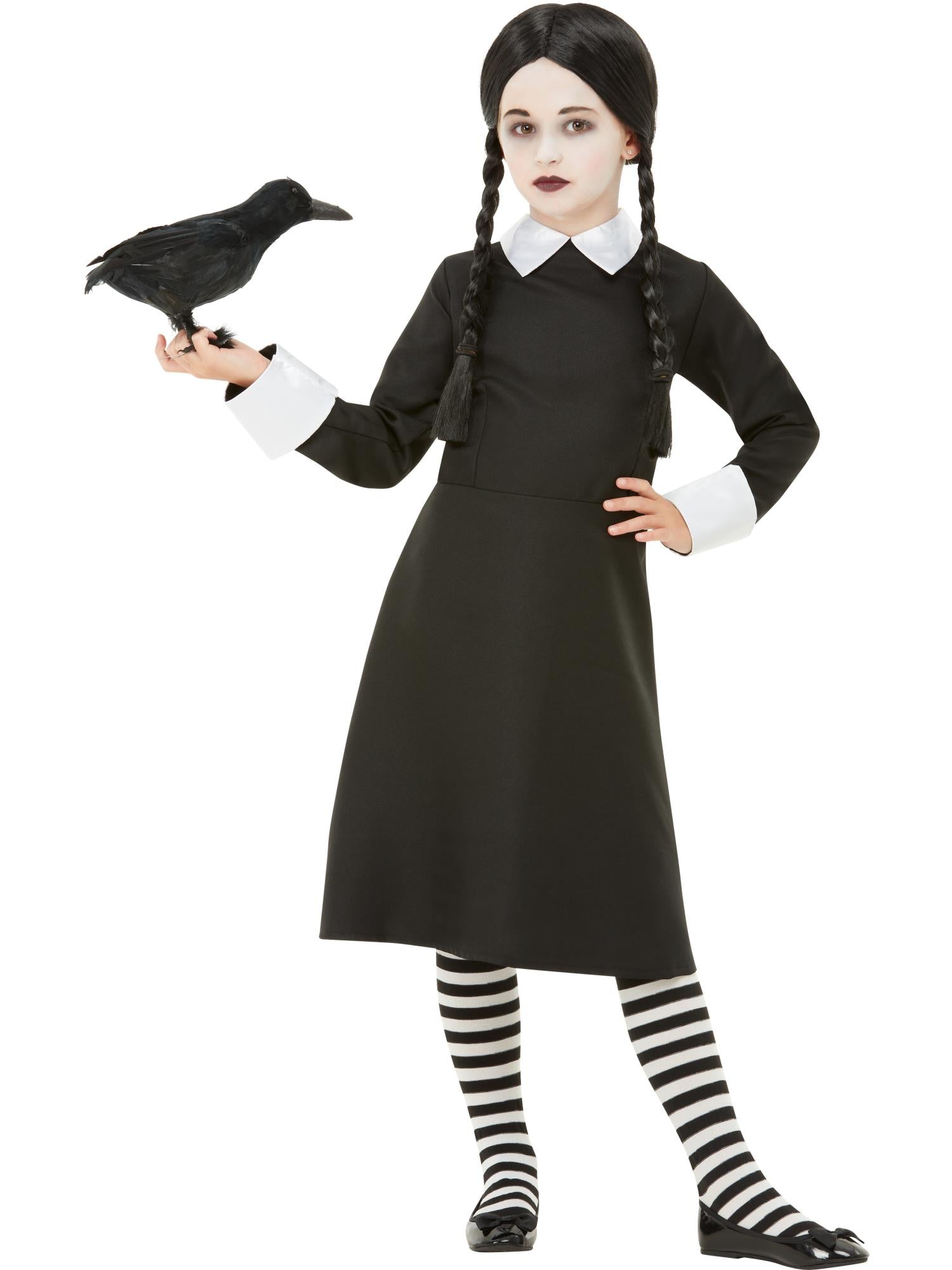 Gothic School Girl Costume, Black