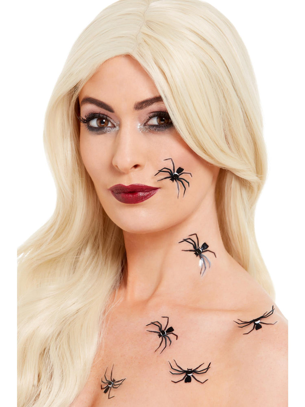 Smiffys Make-Up FX, 3D Spider Stickers