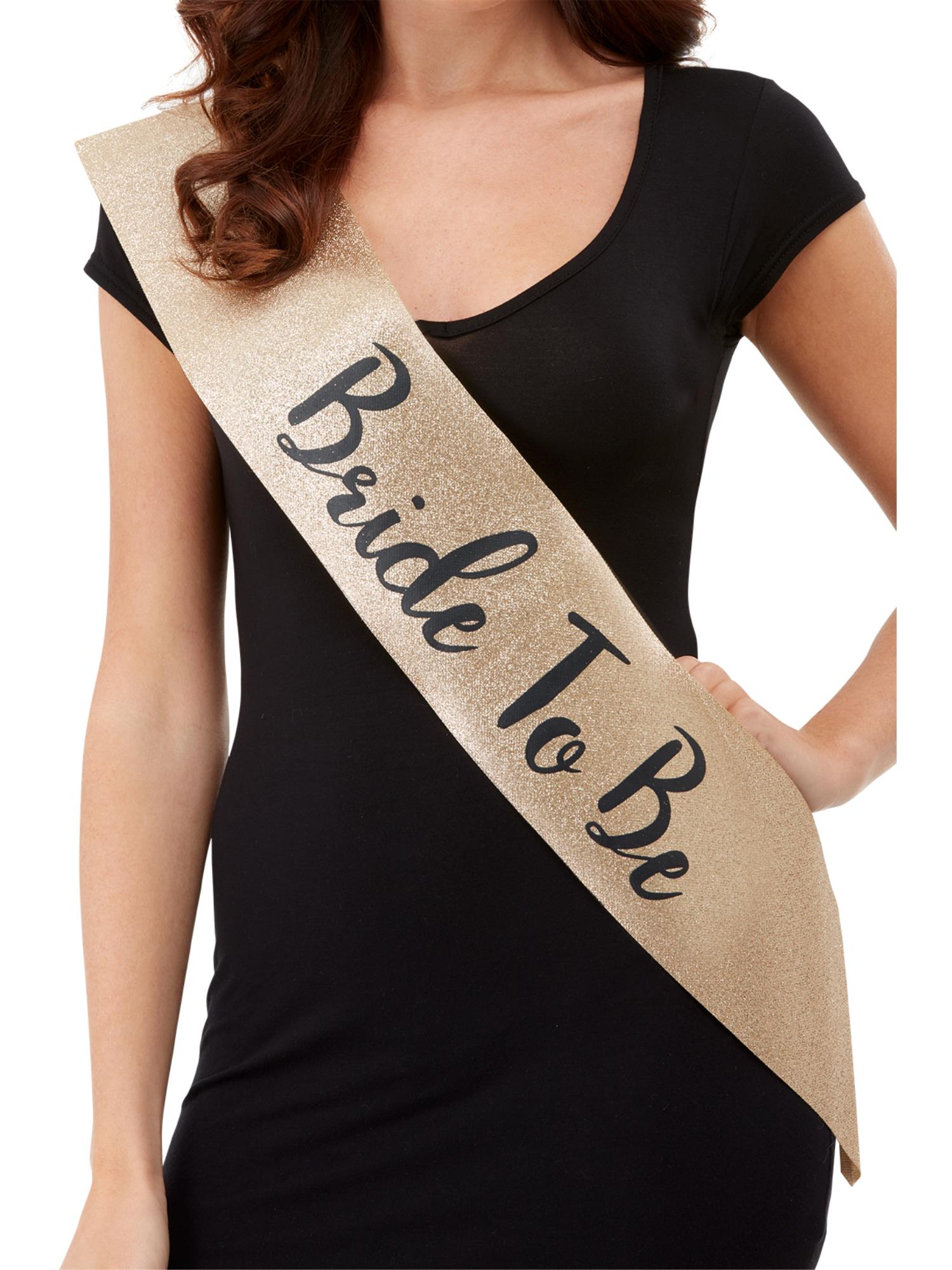 Deluxe Glitter Bride To Be Sash
