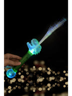 LED Light Up Glow Dinosaur Fibre Optic Wand