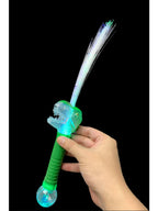 LED Light Up Glow Dinosaur Fibre Optic Wand