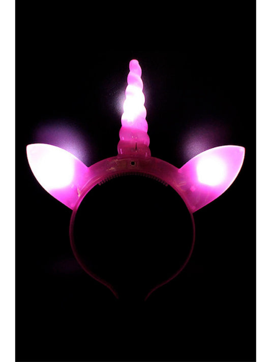 LED Light Up Unicorn Head Boppers, Assorted