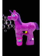 LED Light Up Unicorn Bubble Gun