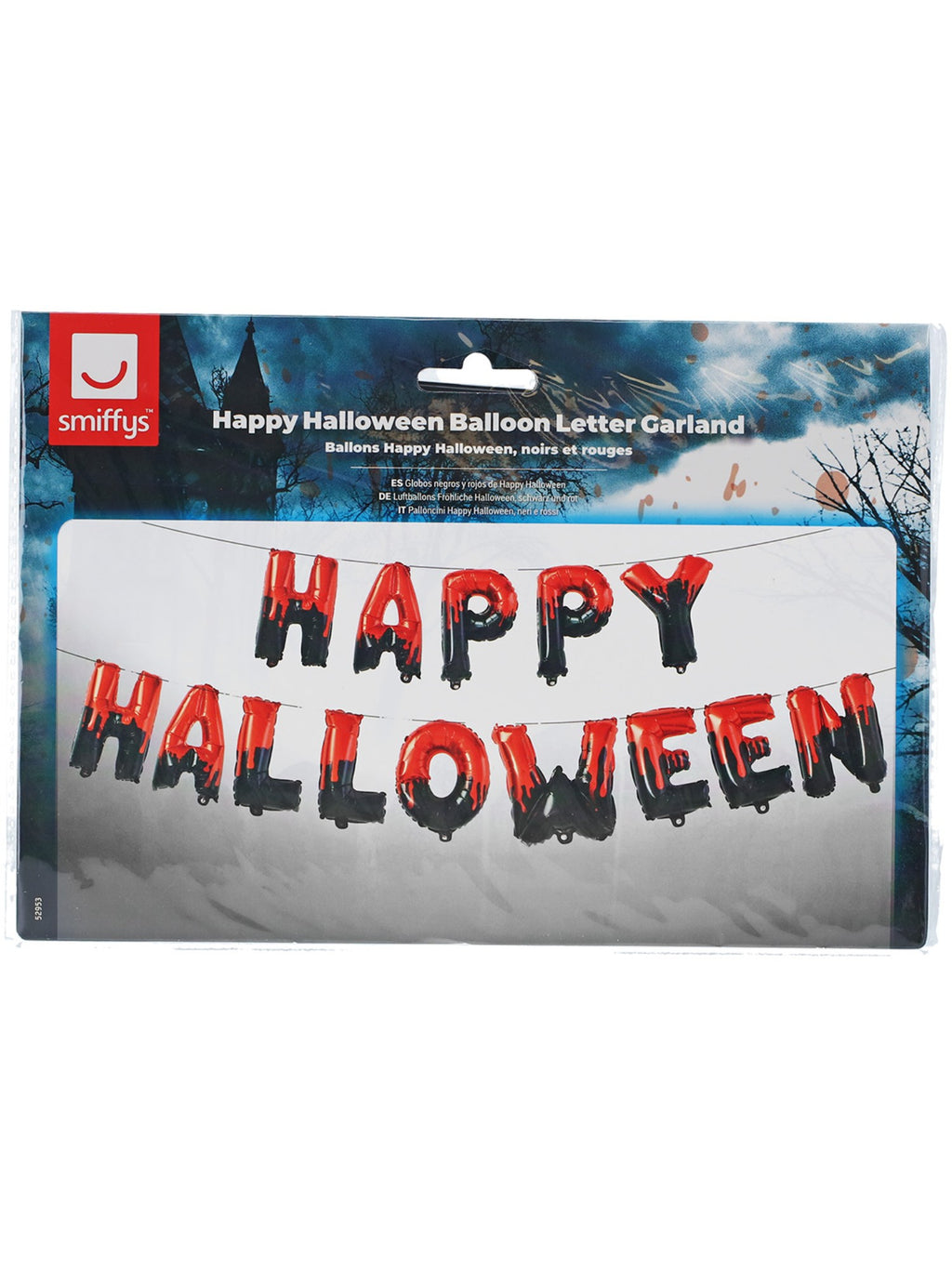 Happy Halloween Foil Balloon Letter Garland