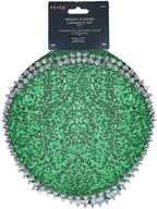Fever Deluxe Sequin Studded Captains Hat, Green