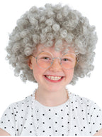 Kids Granny Perm Wig