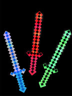 24" LED Light Up Pixel Sword