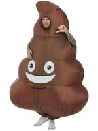 Inflatable Poop Costume, Brown