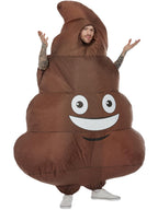 Inflatable Poop Costume, Brown