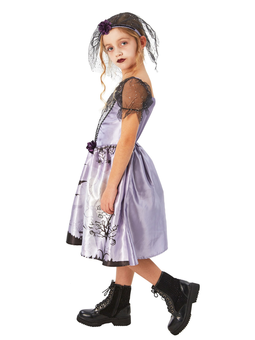 Kids Gothic Bride Costume