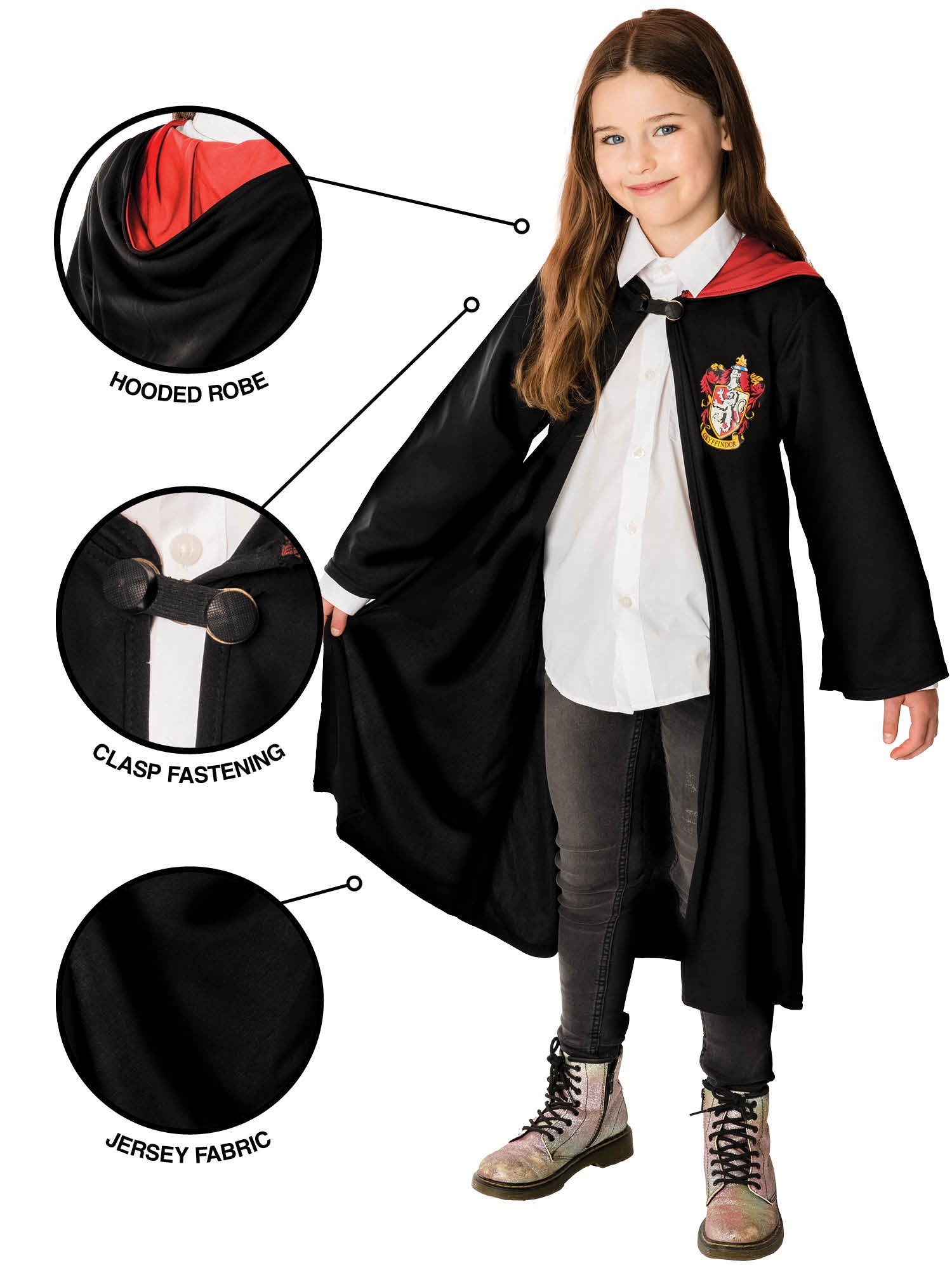 Kids Gryffindor Robe Harry Potter Costume