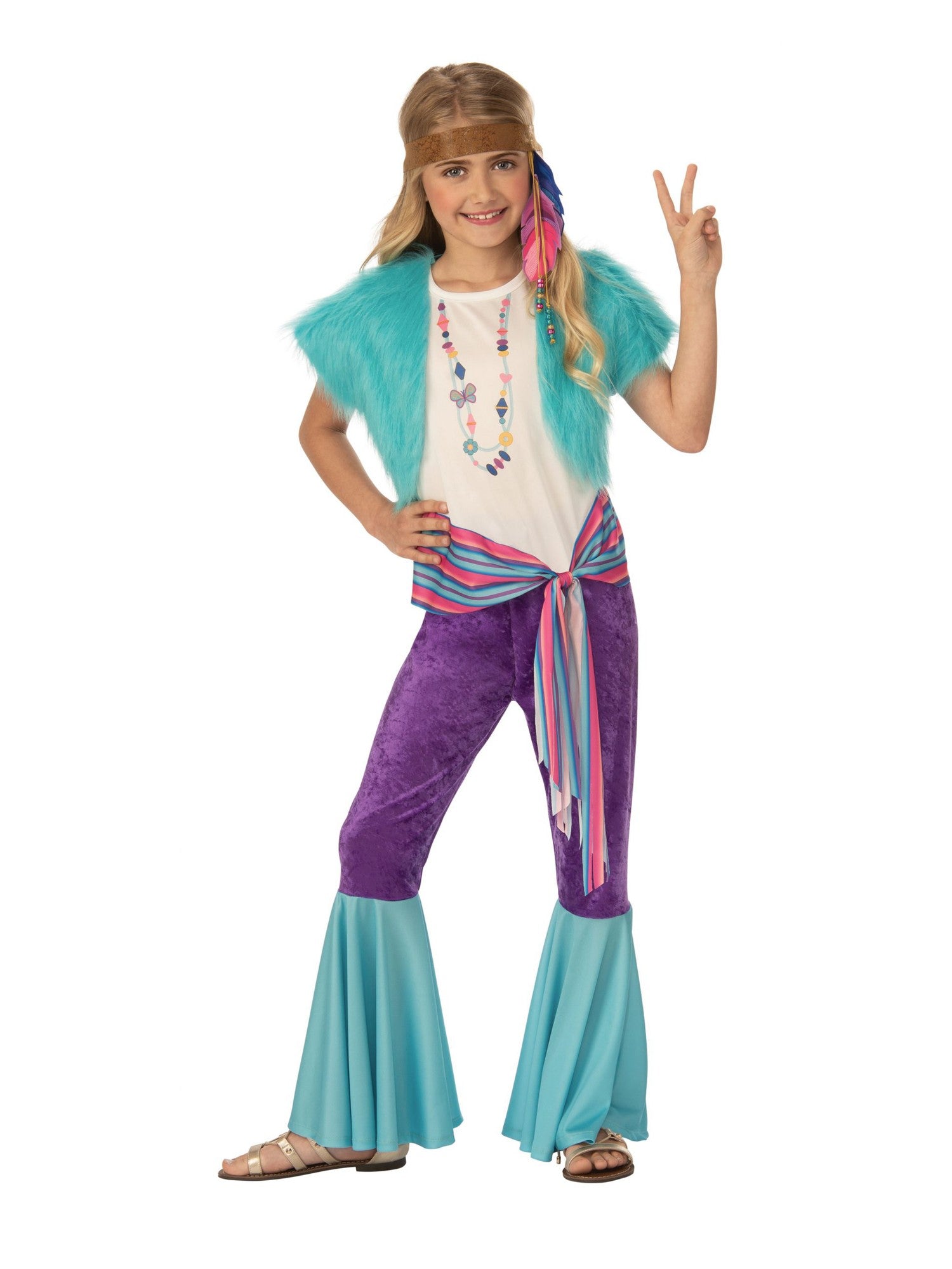 Kids Hippie Girl Costume