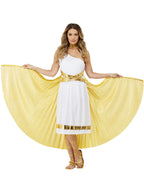 Womens Deluxe Grecian Cape, Gold