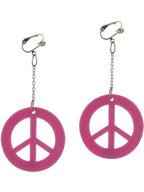 Neon Pink CND Earrings