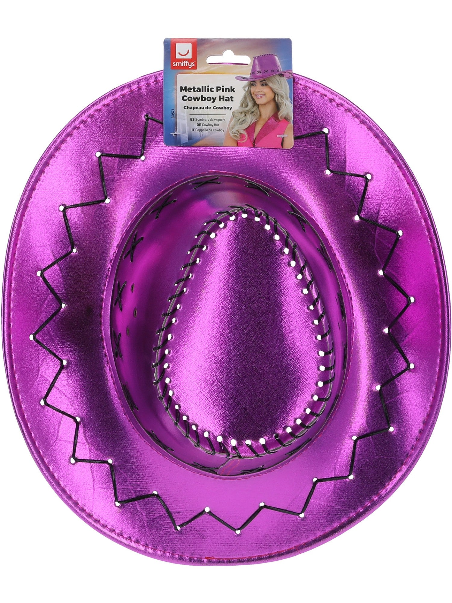 Metallic Pink Cowboy Hat