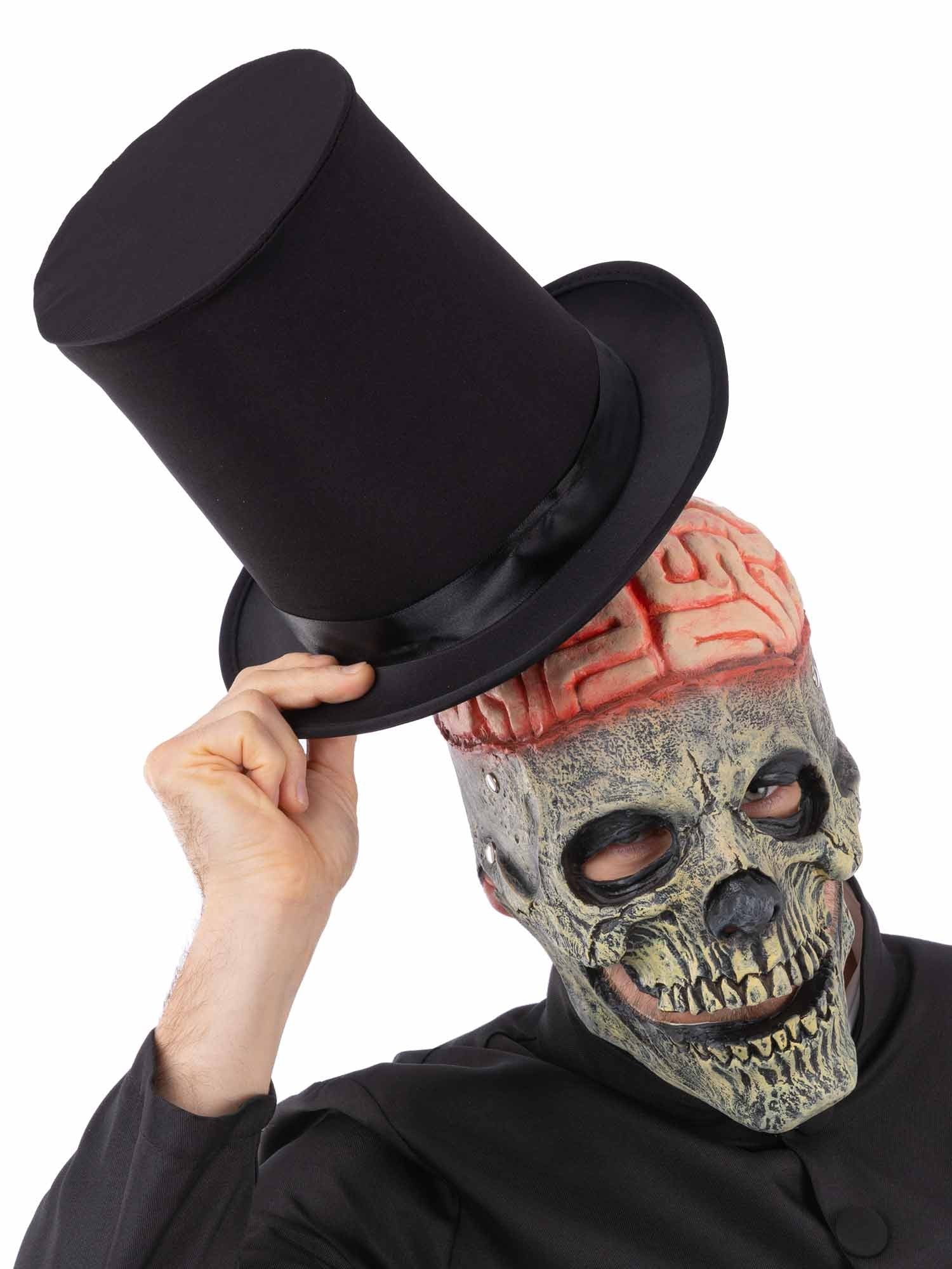 Exposed Brain Skull Latex Mask