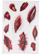 Smiffys Make-Up FX, Horror Wound Tattoo Transfers
