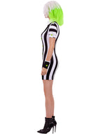 Beetlejuice Womens Shirt Dress Costume