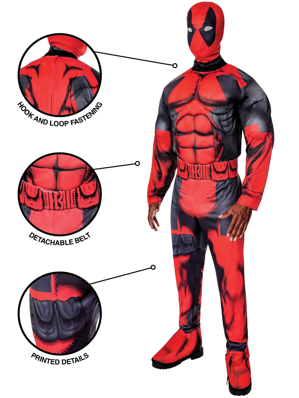 Adult Deluxe Deadpool Costume From Marvel
